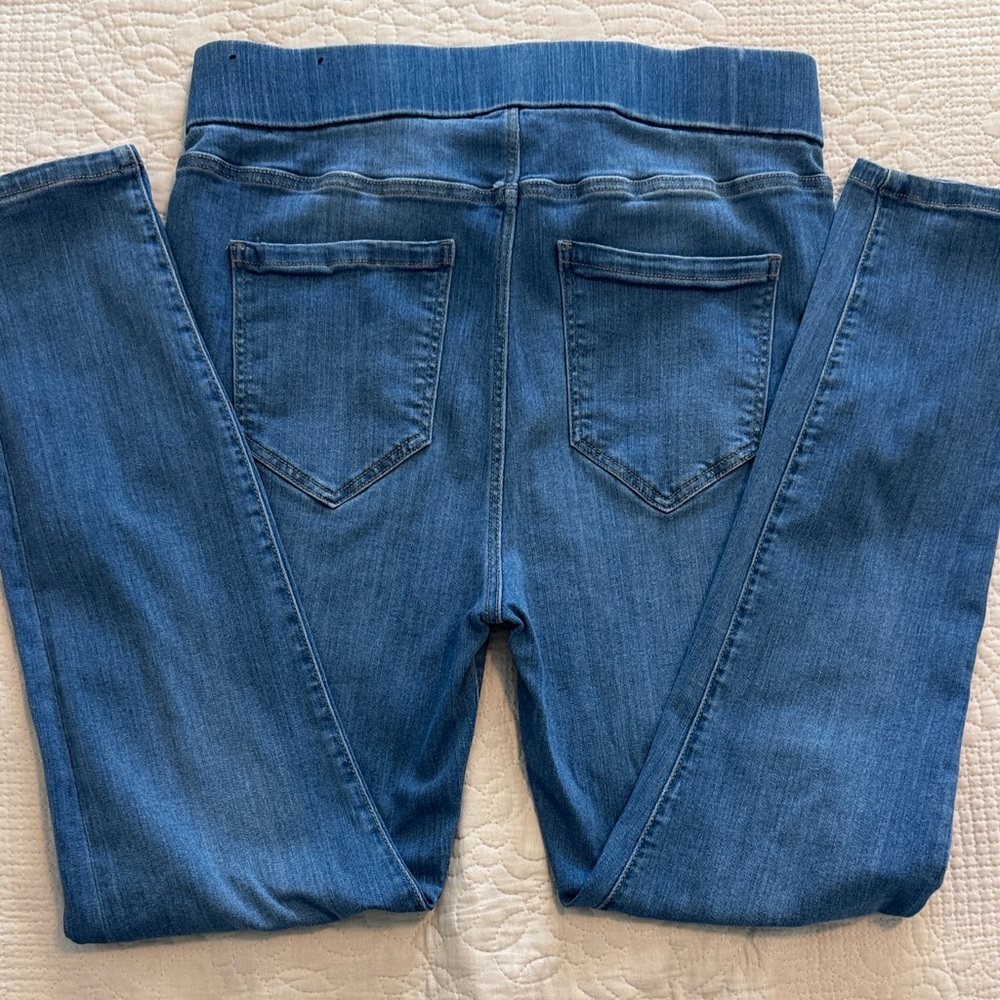 Liverpool Women’s High Rise Ankle Blue Denim Pull-On Skinny Jeans 10/30 - Picture 3 of 9